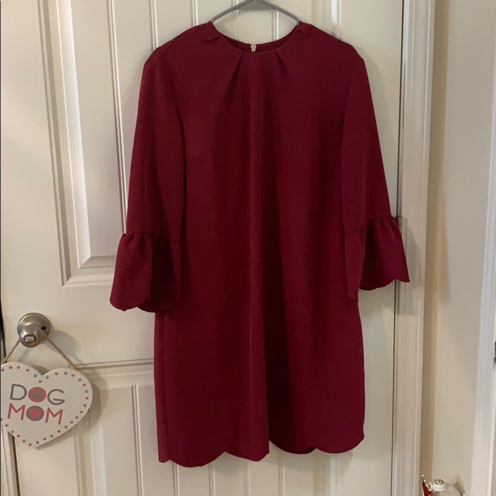 Plum Lauren James Dress with Bell-Cuff